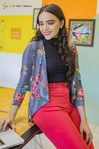 Blazer floral Stefany U1-1493-1