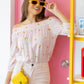 Blusa off shoulder Stefany U1-1802