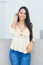 Blusa escote corazón U1-2781